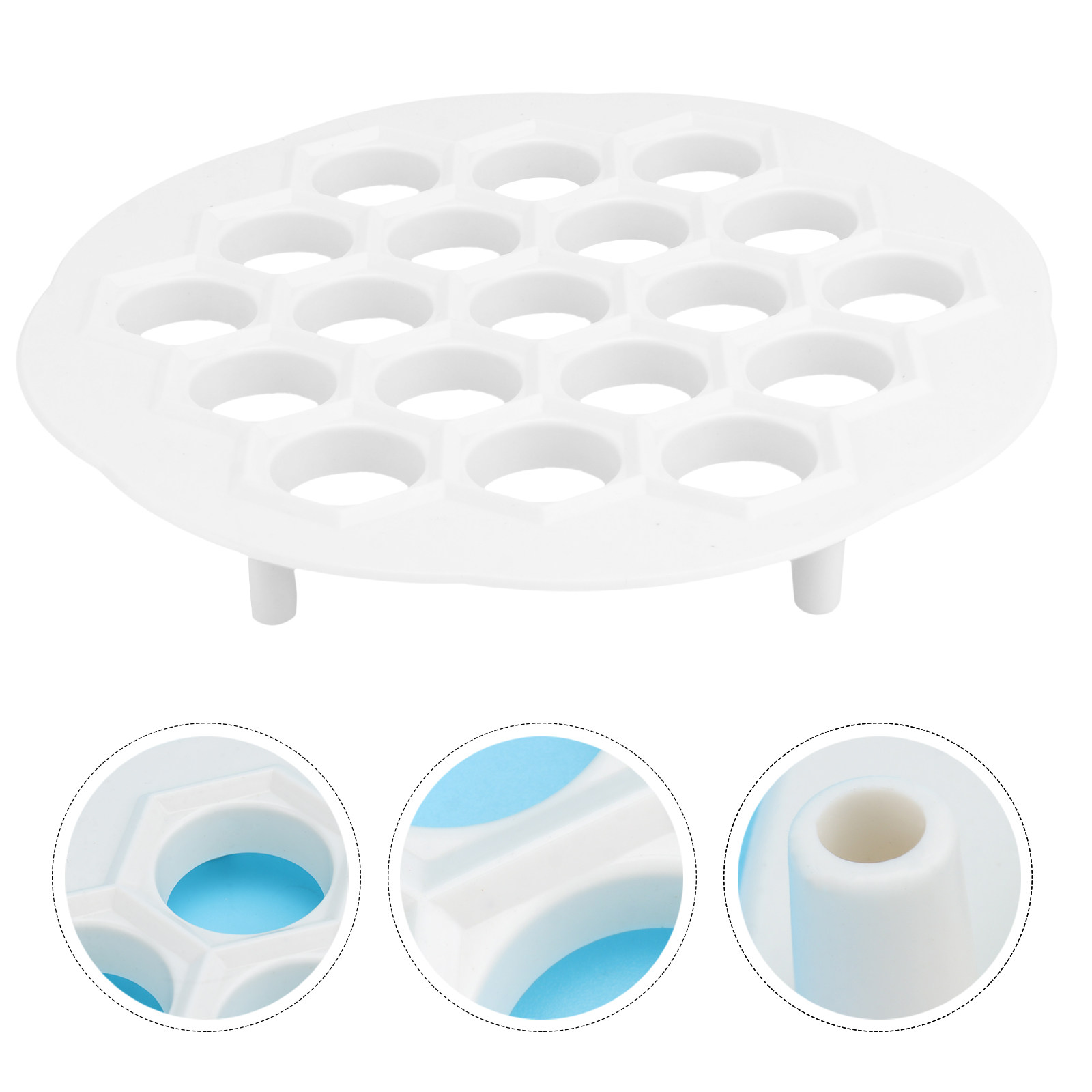 Kitchen Gadgets Dumpling Maker - 19個の穴が付いた餃子型。食品グレードのABS素材を使用。手早く餃子を作れる便利な調理器具。クリエイティブな形状デザイン。お菓子作りや焼き菓子に最適なキッチングッズ。