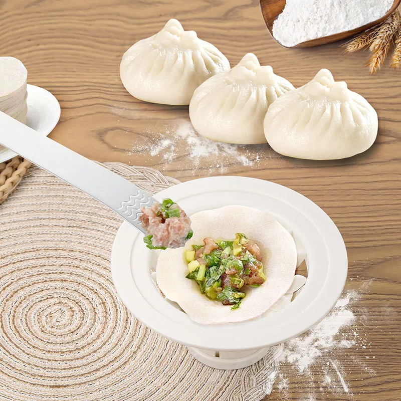 Kitchen Gadgets Dumpling Maker - 熱々中華包子型DIYペストリーパイ餃子作り型キッチン食品グレードガジェットベーキングペストリーツール月餅型