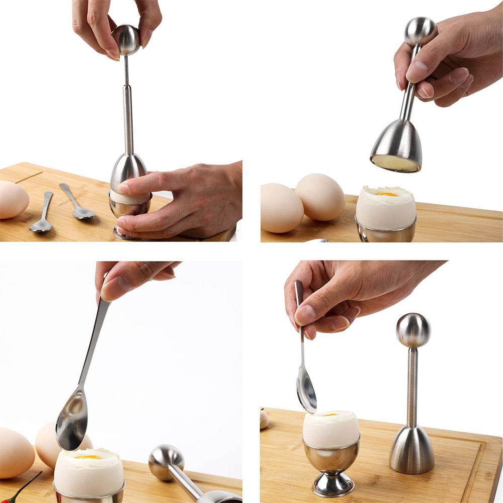 LMETJMA エッグクラッカートッパーセット ステンレス鋼 - Egg Separator Tool のレビューと価格