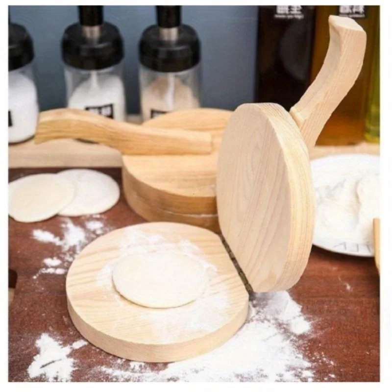 木製の手動式生地ローラー1個、トルティーヤ生地や餃子の皮を作 - Kitchen Gadgets Dumpling Maker のレビューと価格