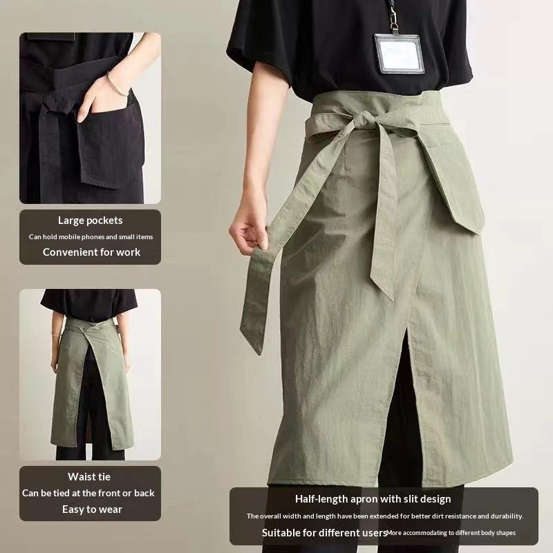 新しい分割脚付きハーフボディ防水エプロン多機能作業服、理髪店 - Kitchen Helper Gadgets のレビューと価格
