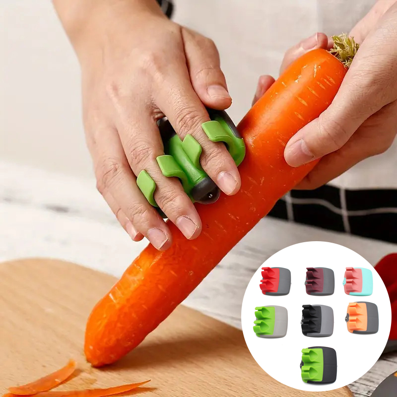 野菜果物の皮むき器スライサーキッチンツール指プロテクターパー - Kitchen Helper Gadgets のレビューと価格