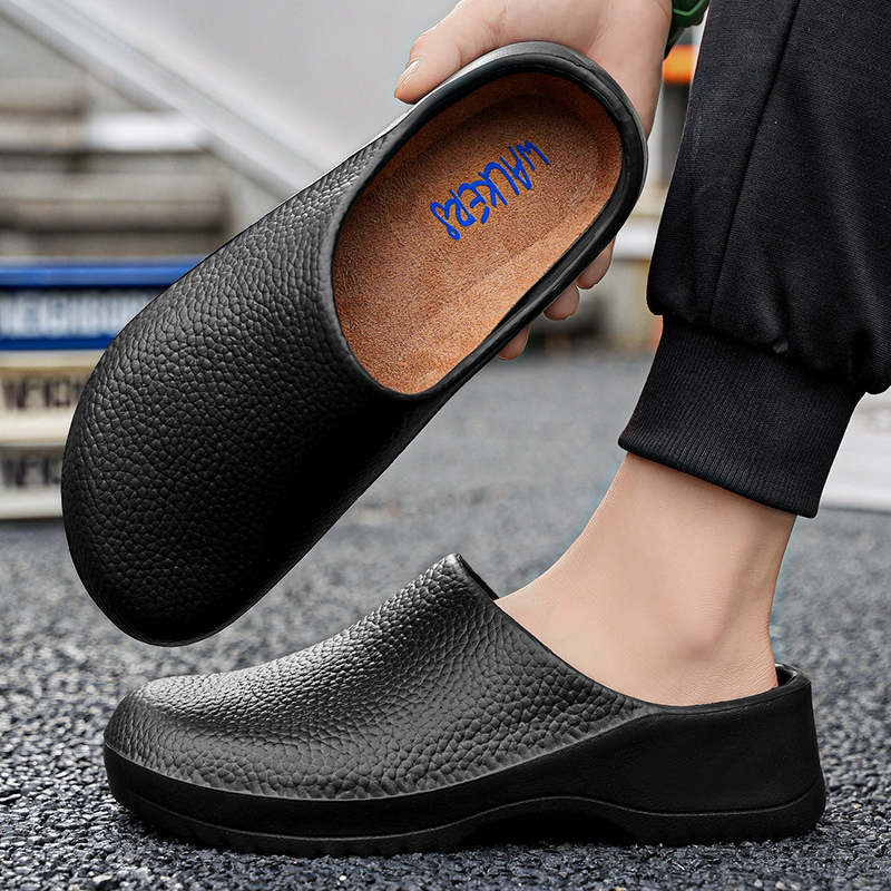 カップルシェフシューズ四季防水アンチスリップ男性と女性のカジ - Kitchen Gadgets For Men のレビューと価格